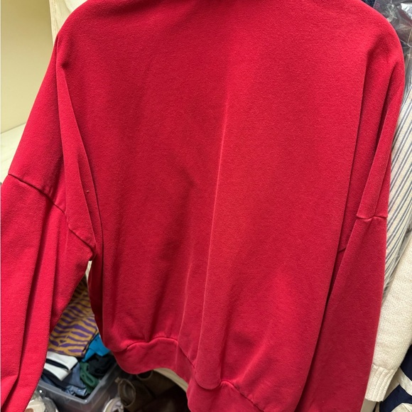 Pomander Place Classic Red Polo Sweatshirt M - Picture 3 of 4